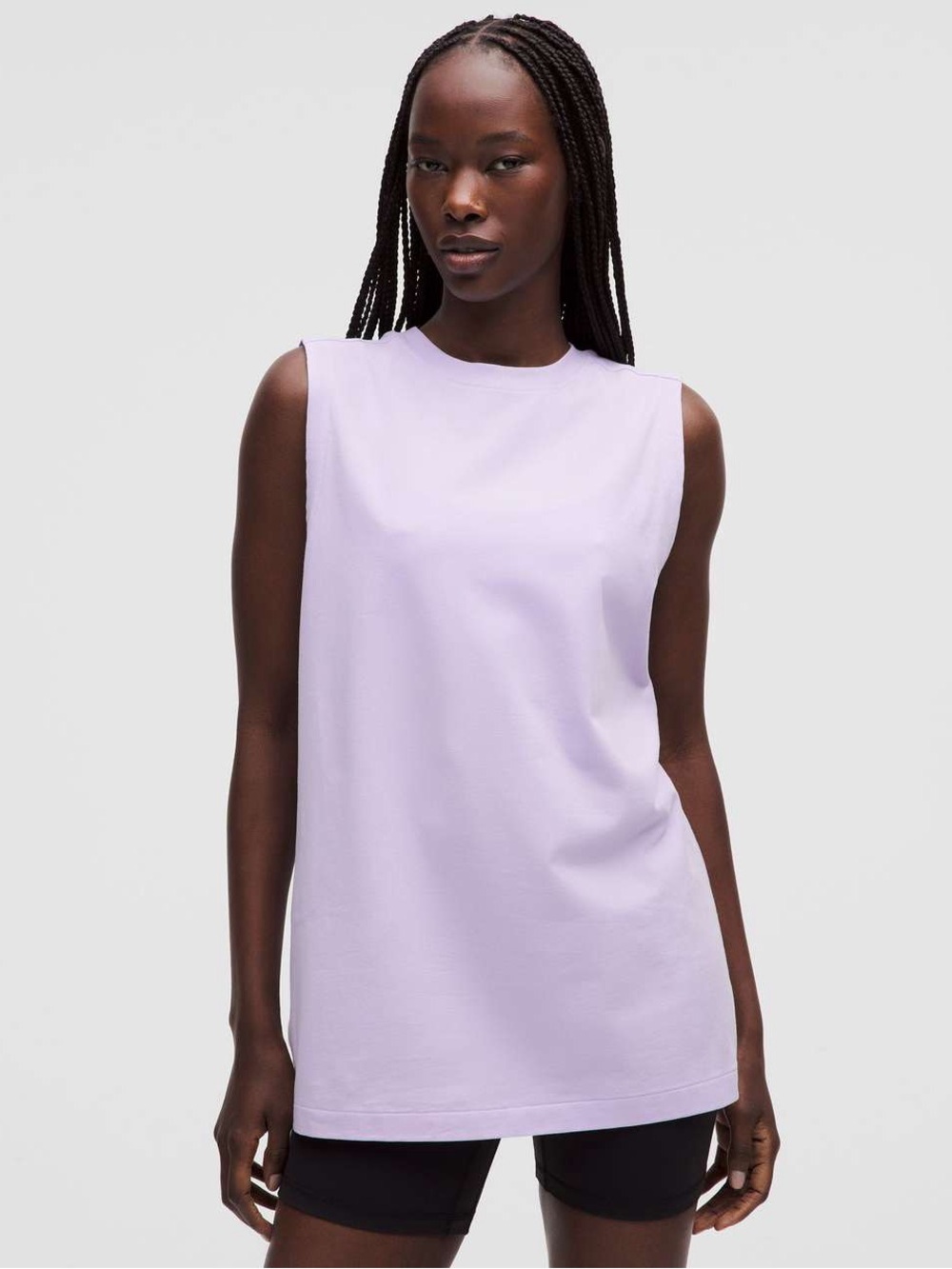 NWT Lululemon All Yours Organic Cotton Tank Top Lavender Frost XS